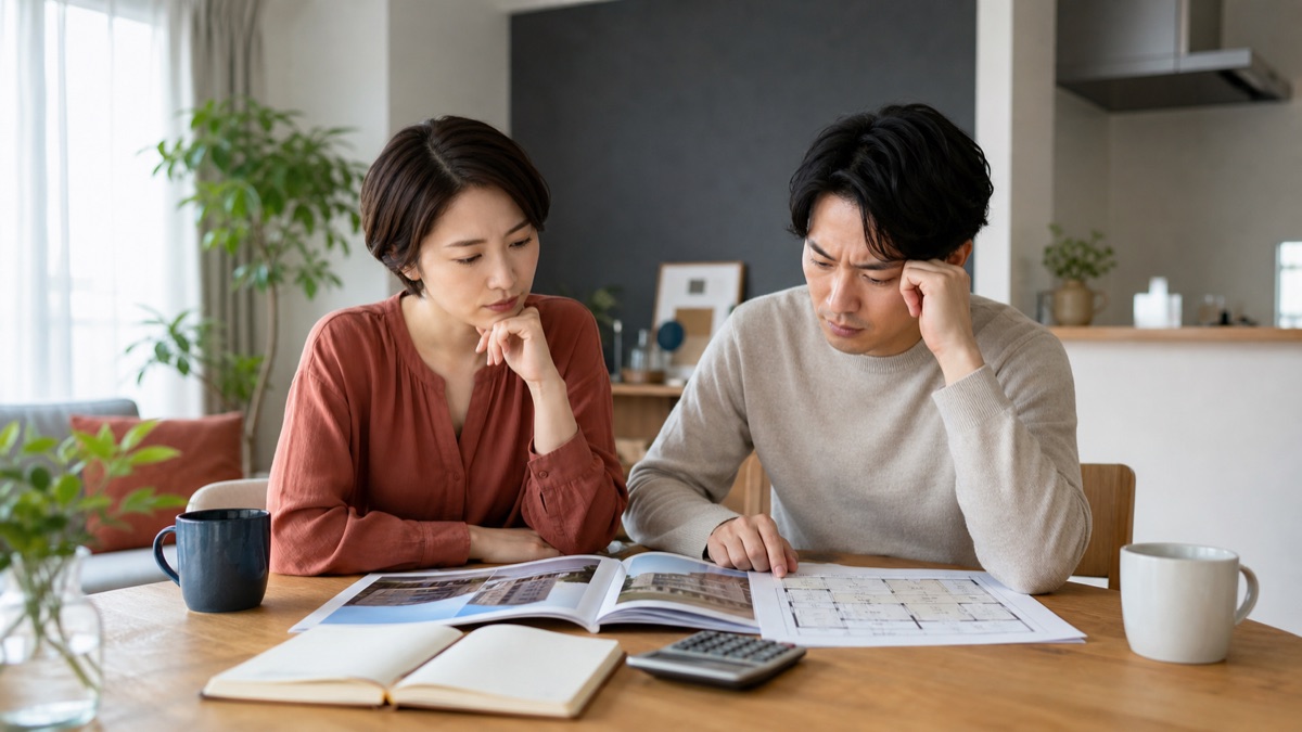住まいの悩みを整理して選択肢を比べるイメージ（クラスターB）